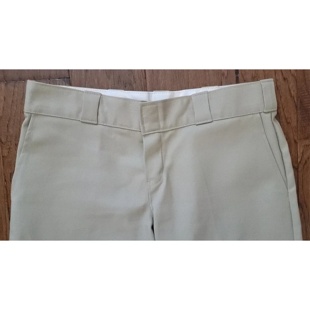 Dickies Women's 774 Original Brown‎ Khakis Workwear Pants Size 30x25